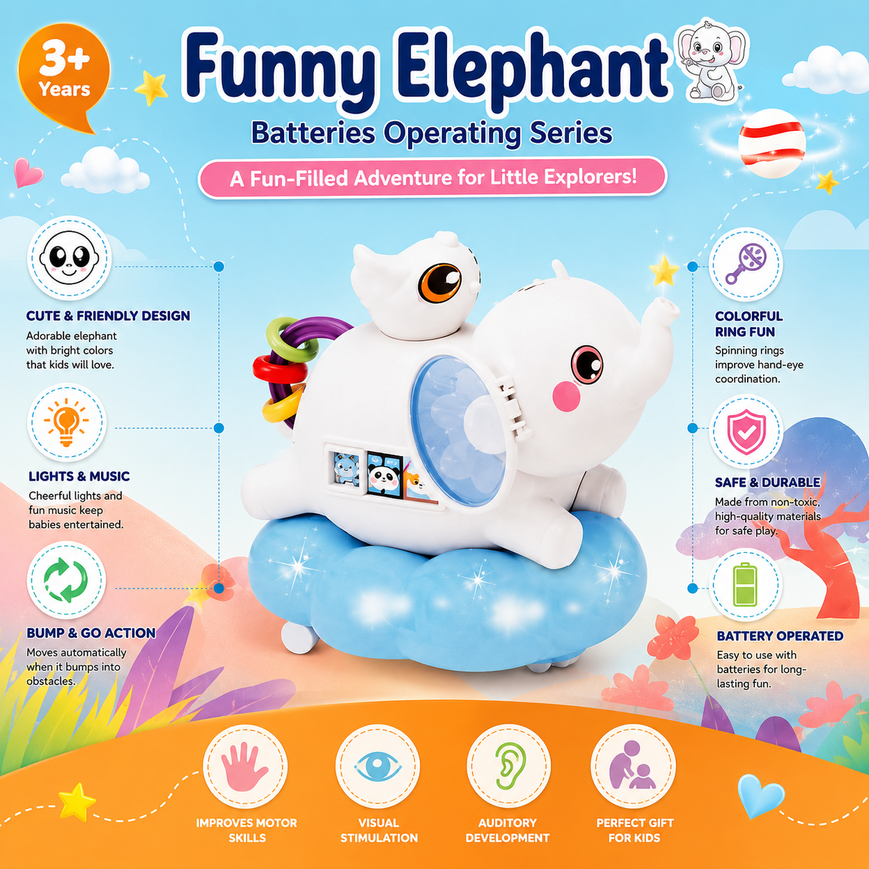Musical Elephant Toy