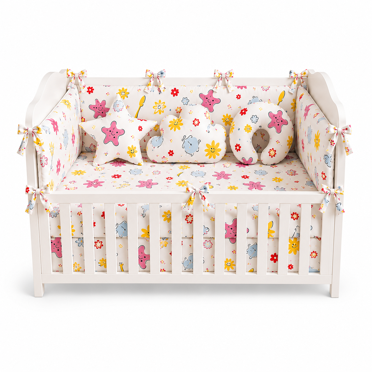 Ocean Blossom Cot Bedding Set