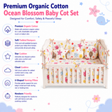 Ocean Blossom Cot Bedding Set