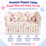 Ocean Blossom Cot Bedding Set