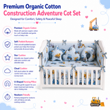 Construction Adventure Cot Bedding Set