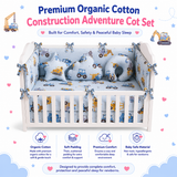 Construction Adventure Cot Bedding Set