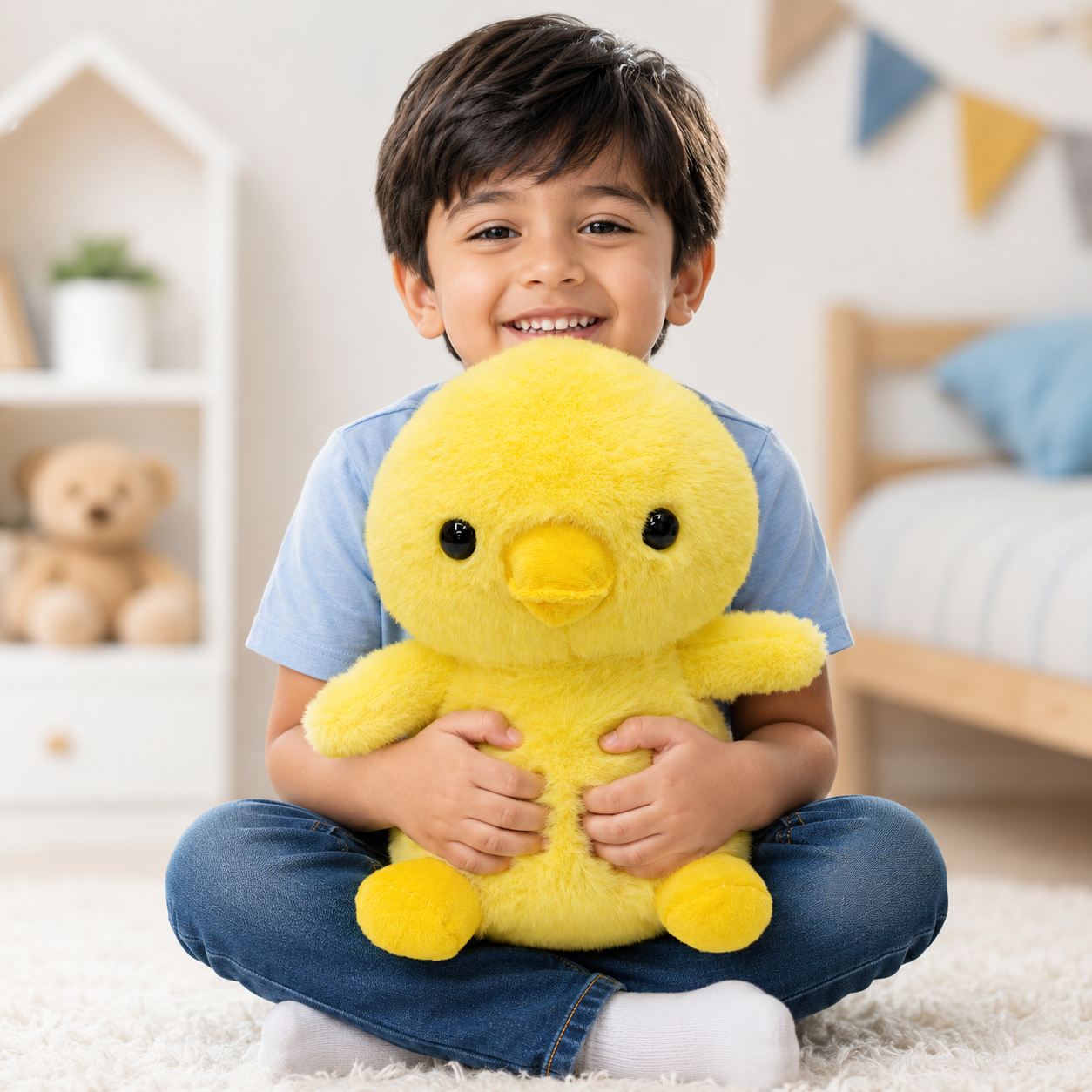 Cute Yellow Chick Plush Toy