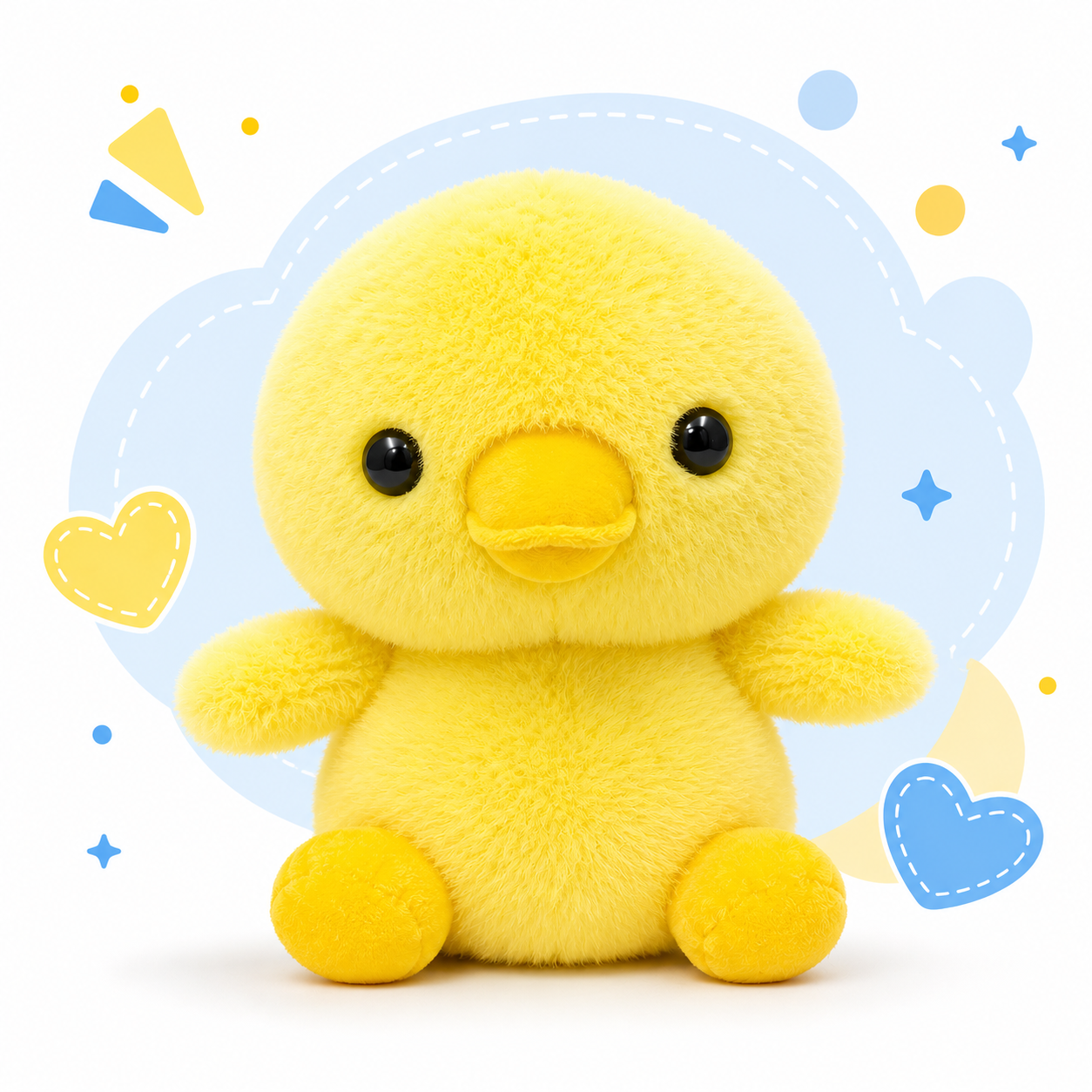 Cute Yellow Chick Plush Toy