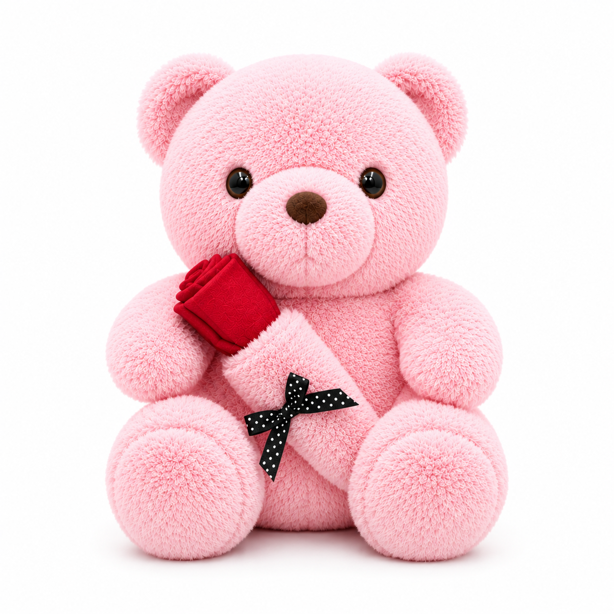 Pink Teddy Bear Plush Toy