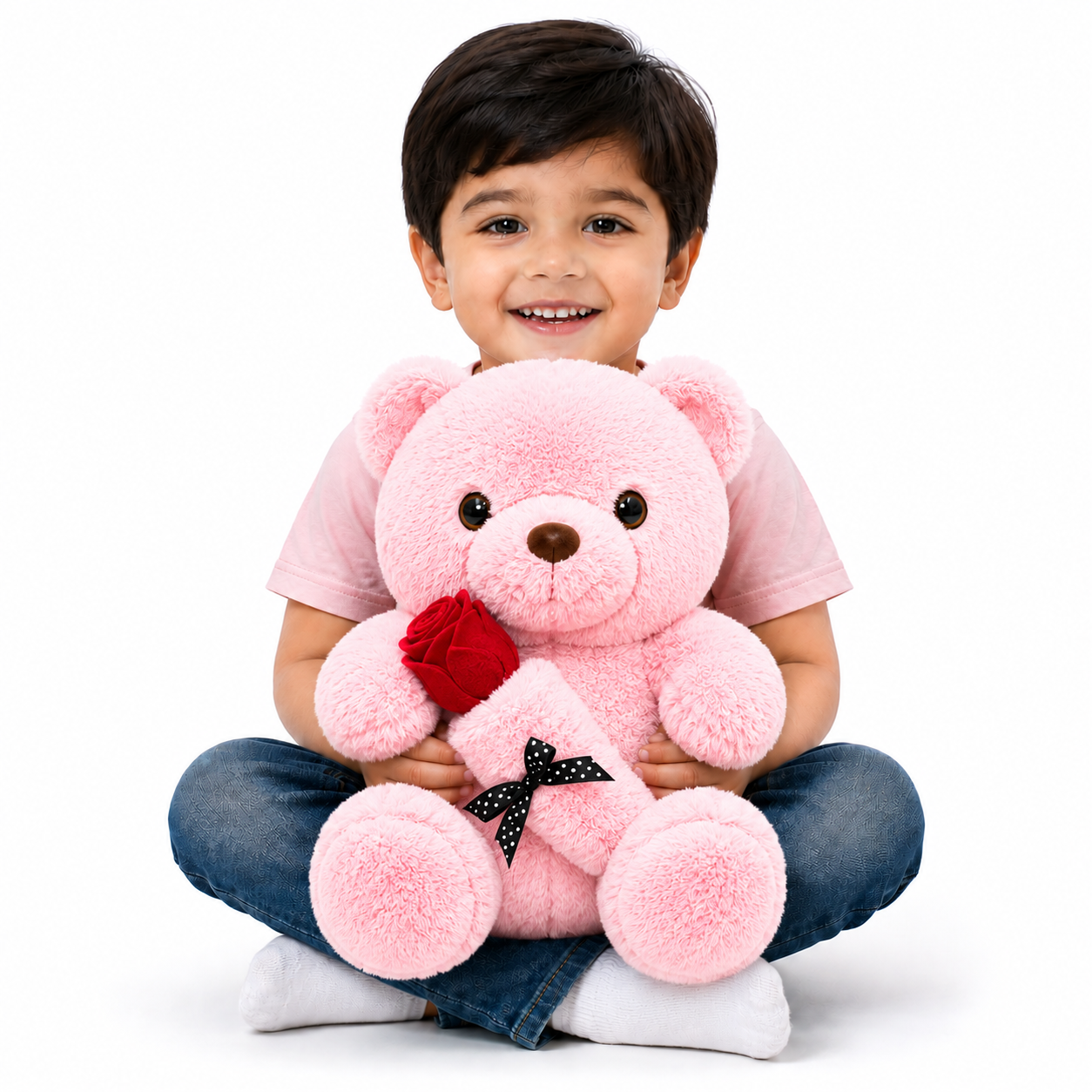 Pink Teddy Bear Plush Toy