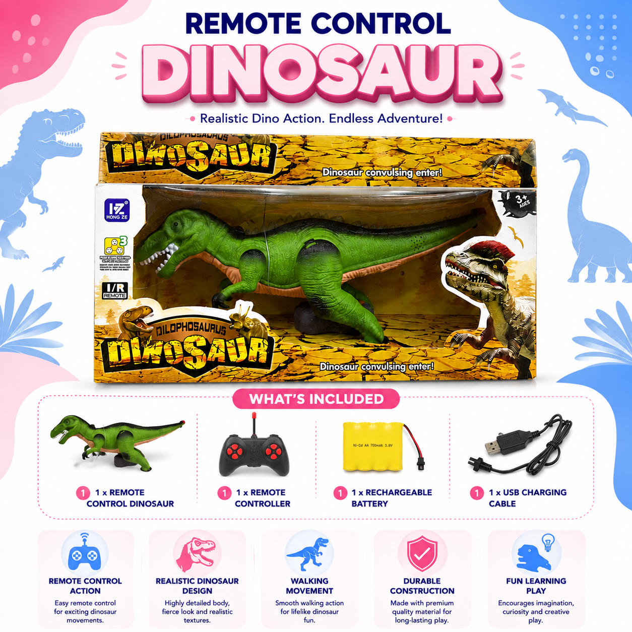Remote Control Dinosaur