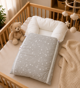 Grey Dots Baby Carry Nest