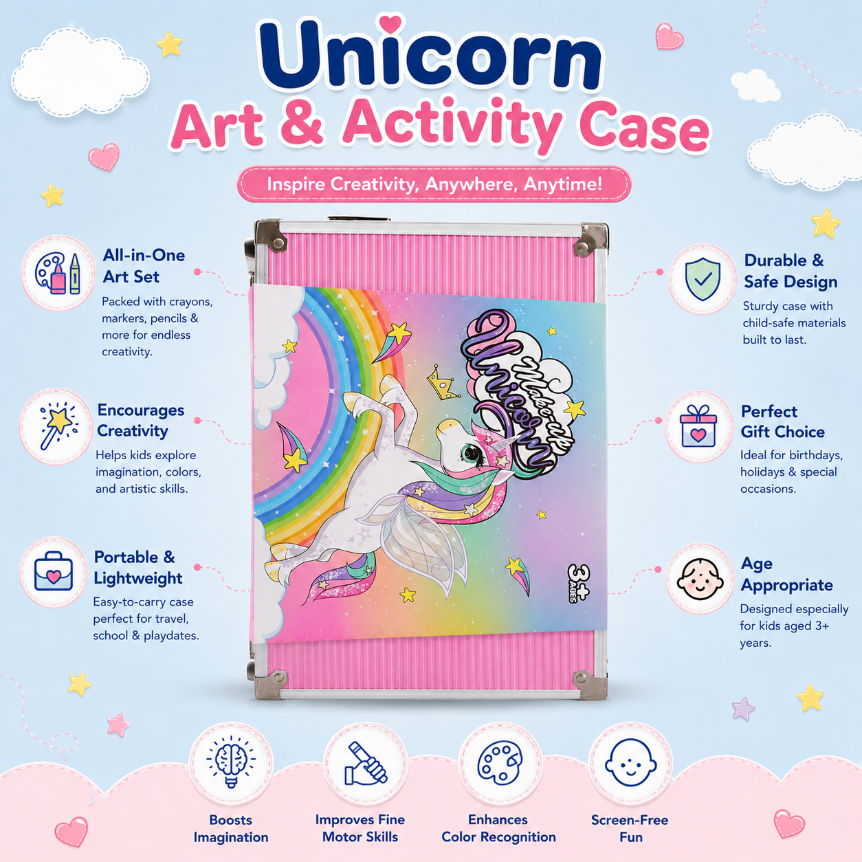 Unicorn Art & Activity Case