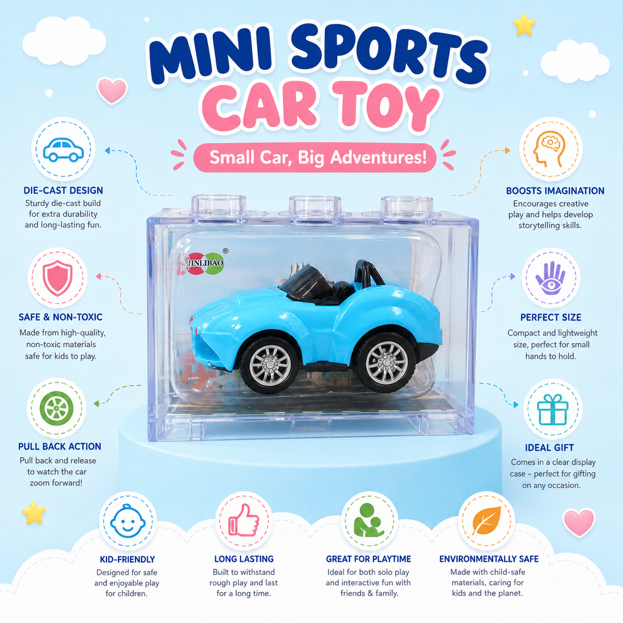 Mini Sports Car Toy