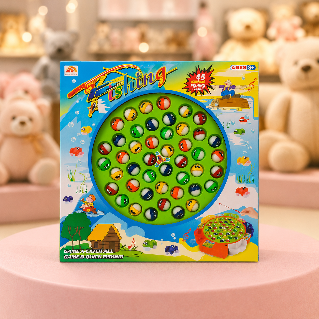 45-Piece Kids Fishing Game