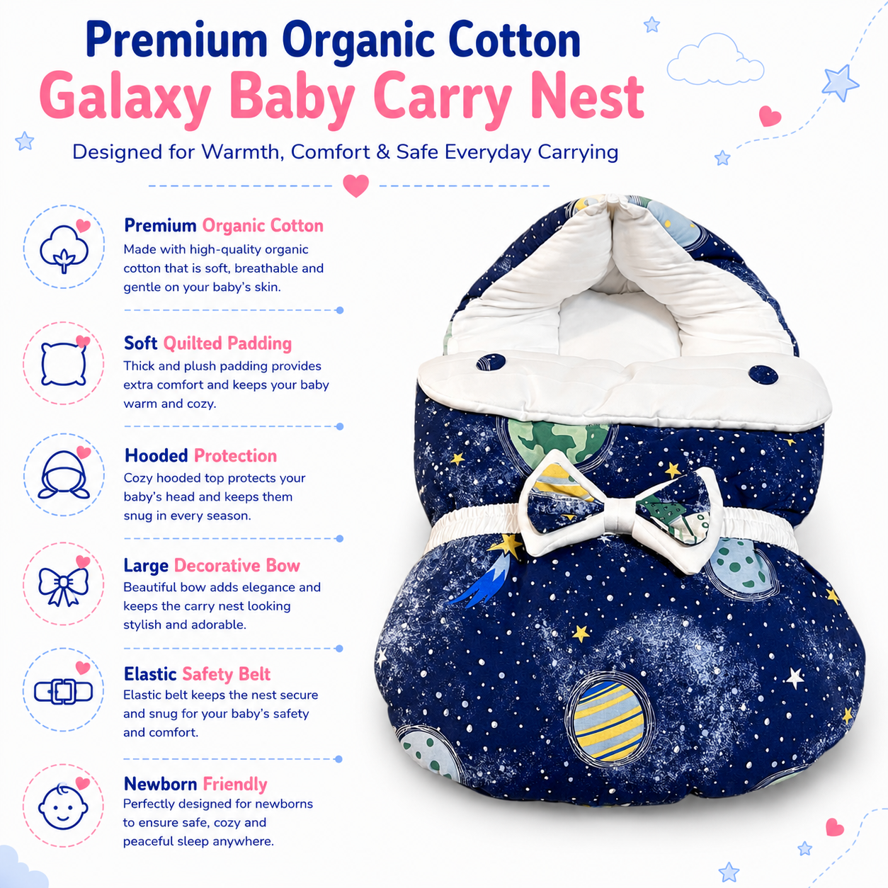 Galaxy Baby Carry Nest