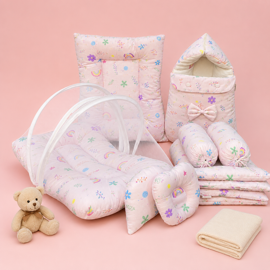 Pastel Rainbow Bedding Set