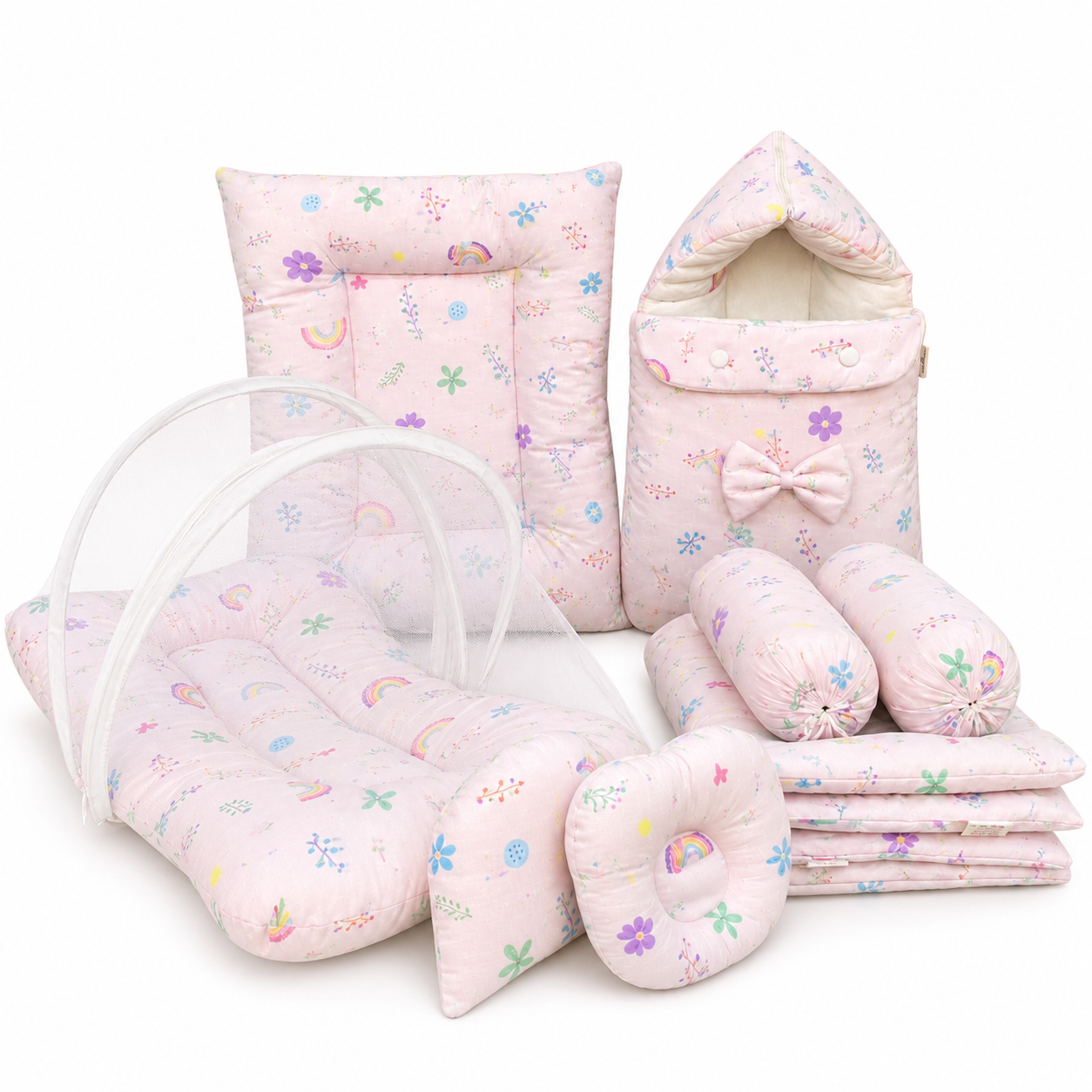 Pastel Rainbow Bedding Set