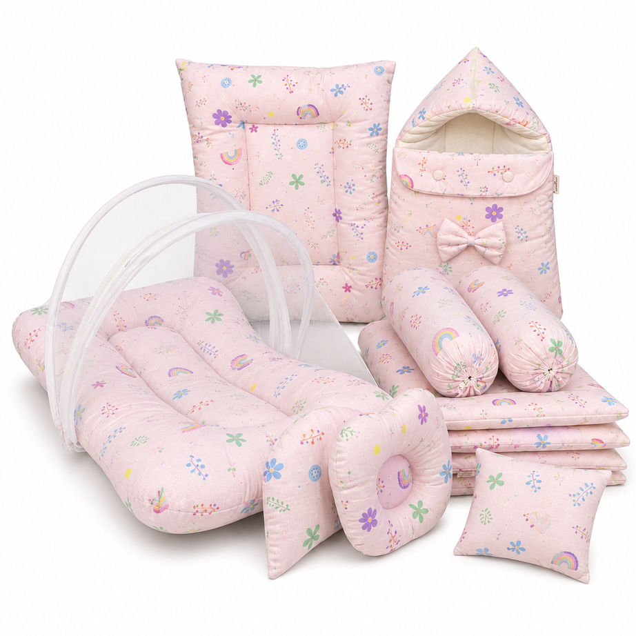 Pastel Rainbow Bedding Set