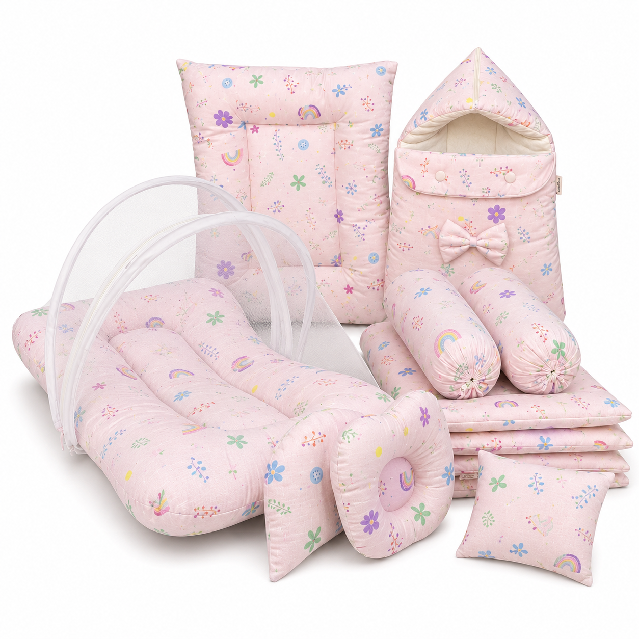 Pastel Rainbow Bedding Set