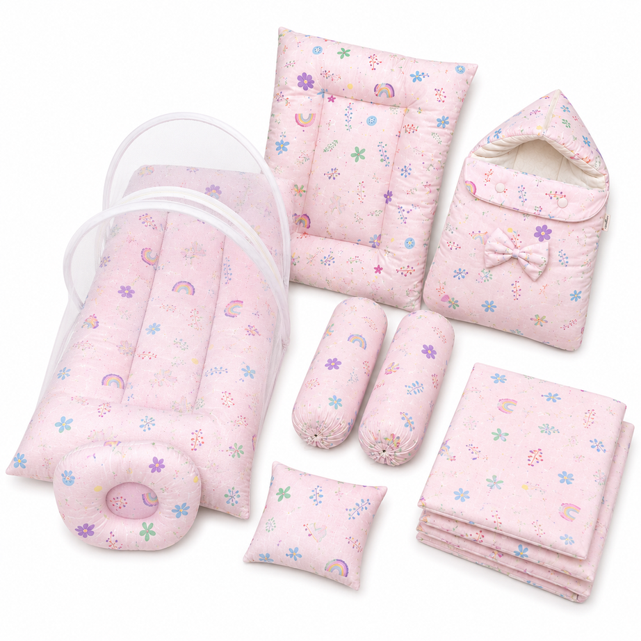Pastel Rainbow Bedding Set