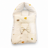 Cream Alphabet Print Carry Nest