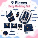 9 Pieces Space Baby Bedding Set
