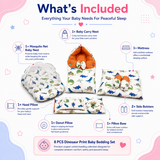 Dinosaur 8 Pcs Bedding Set
