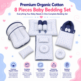 Blue Bird 8 Pcs Bedding Set
