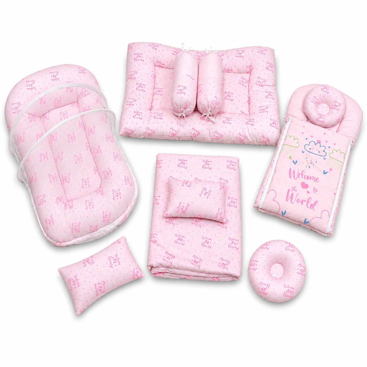 Welcome Little 8 Pcs Bedding Set