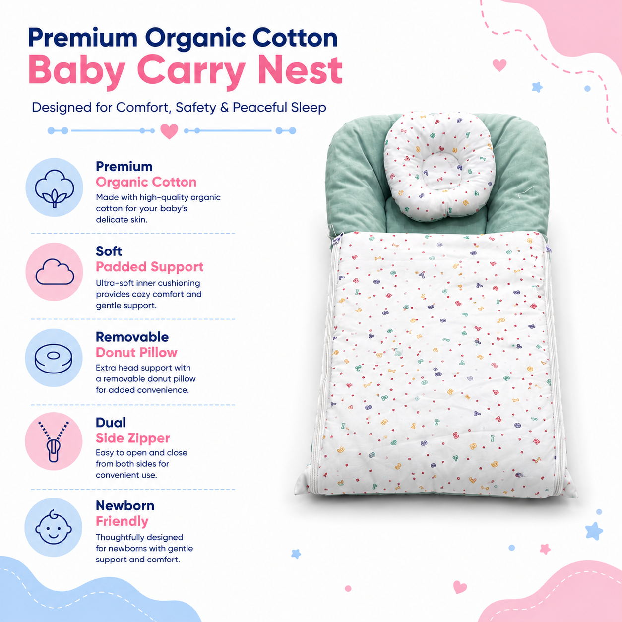 Mint Baby Carry Nest