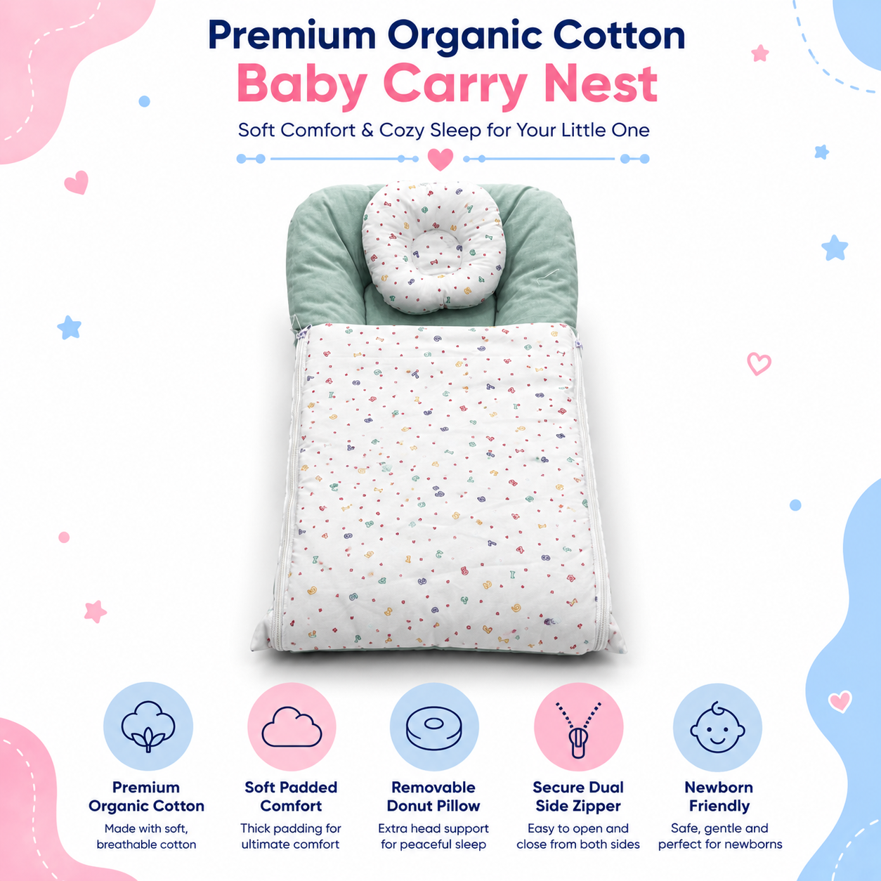 Mint Baby Carry Nest