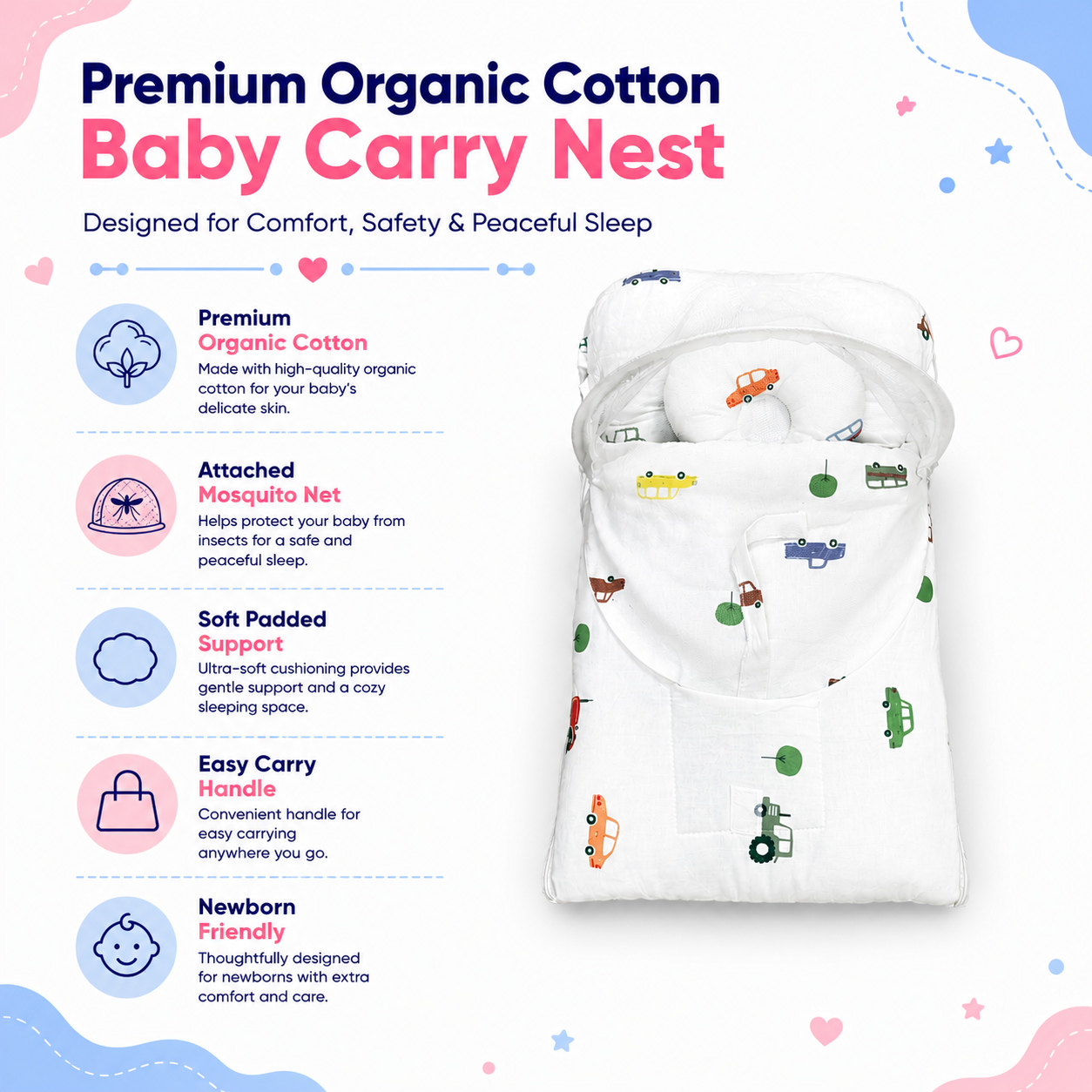 Vehicle Baby Carry Nest
