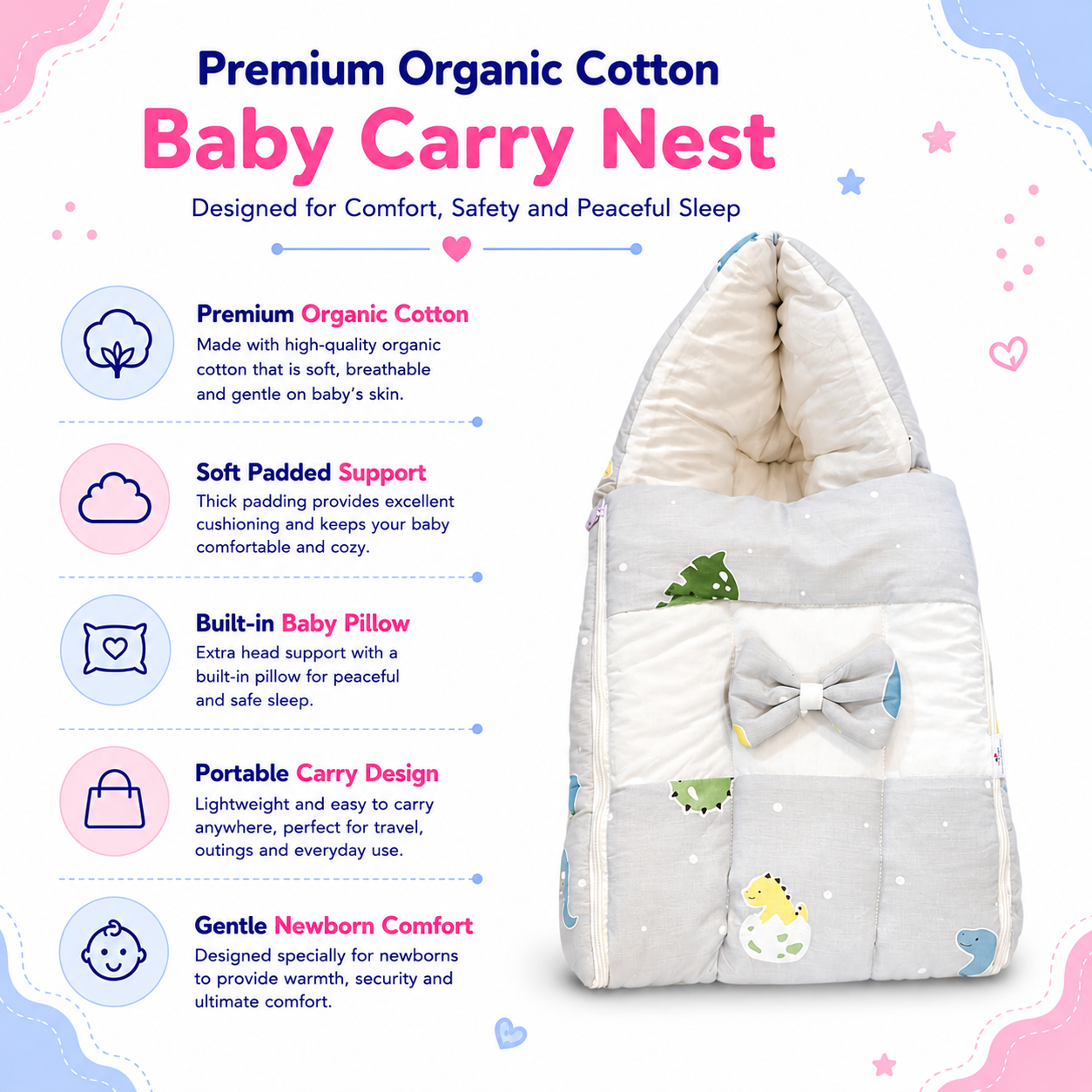 Dino Baby Carry Nest