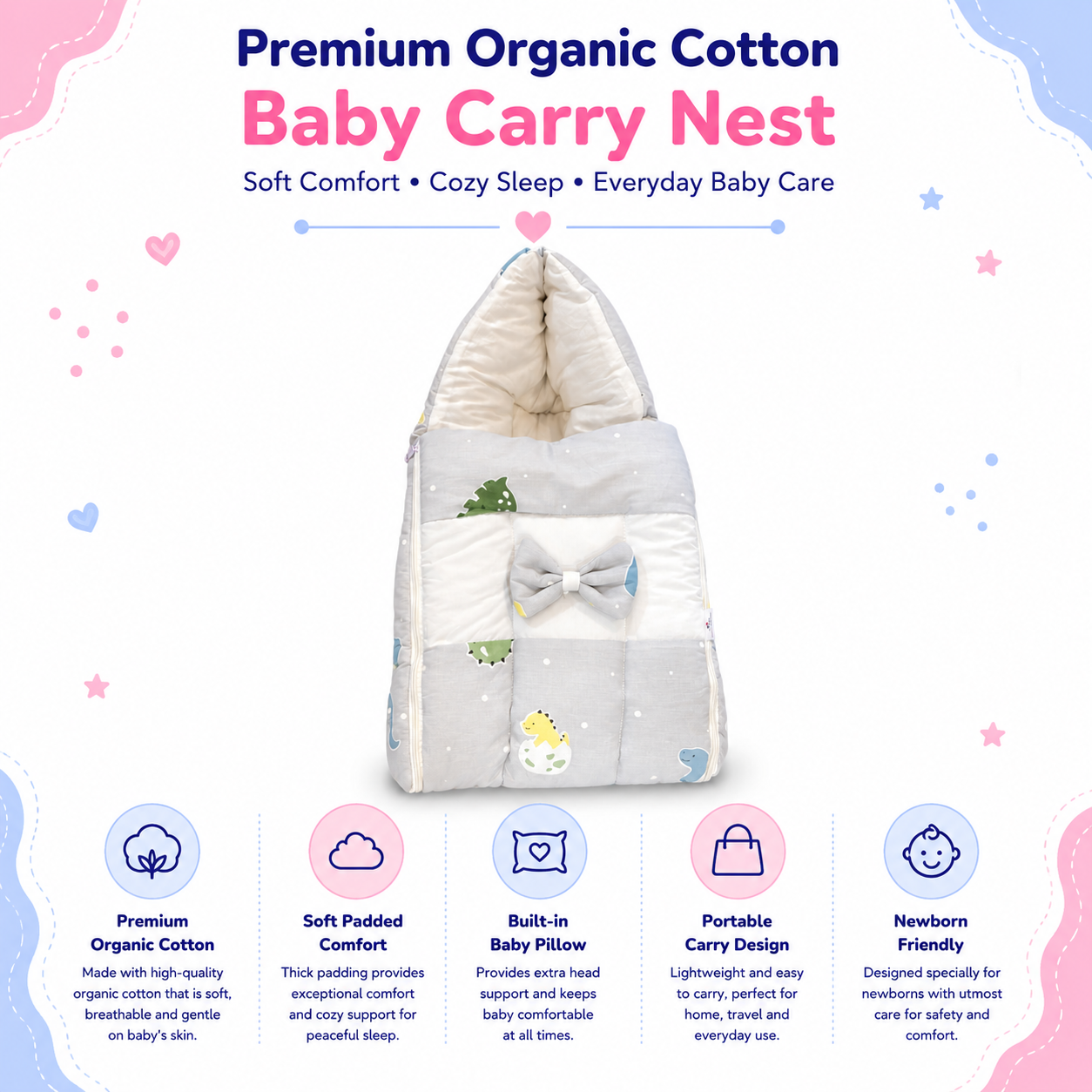 Dino Baby Carry Nest