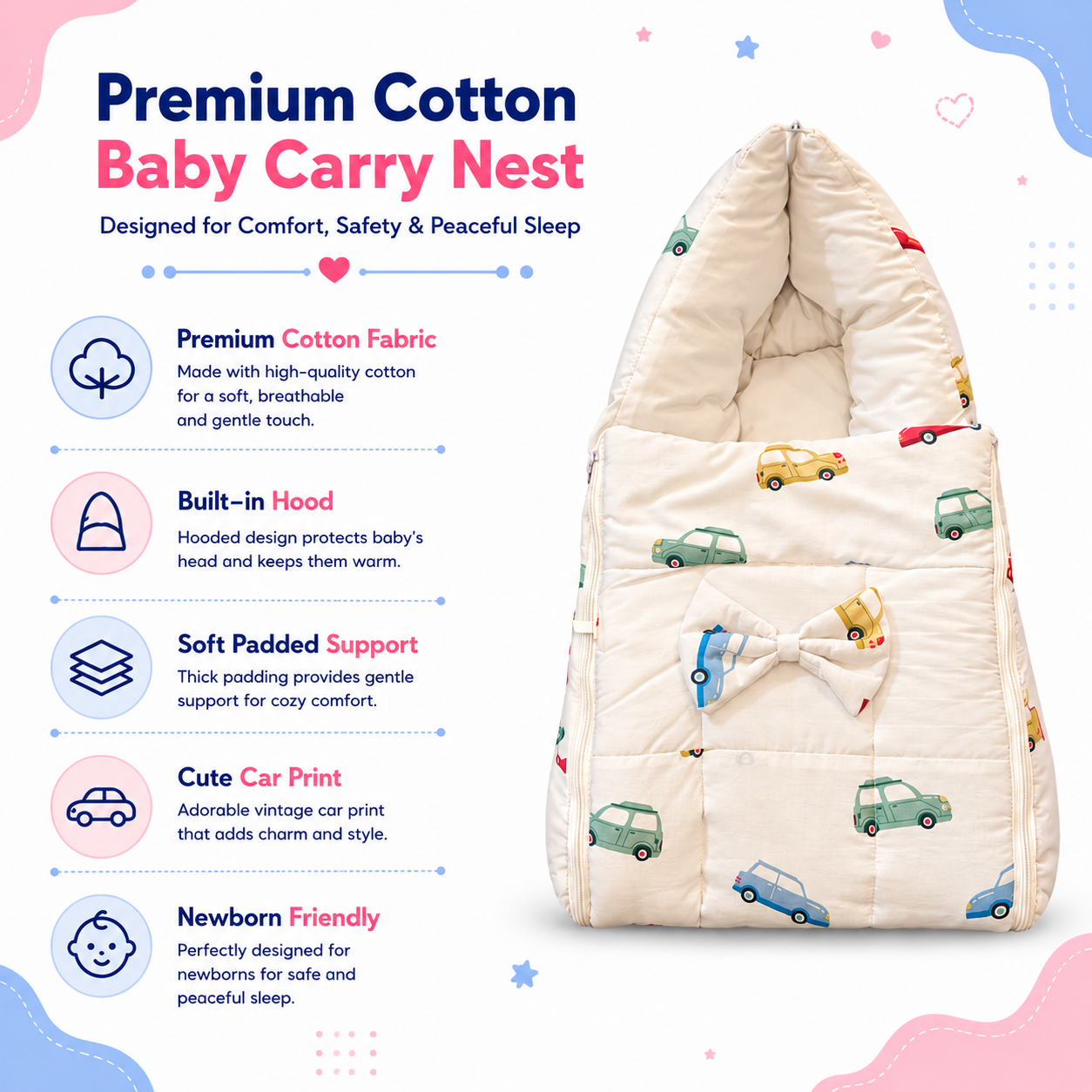 Vintage Car Carry Nest
