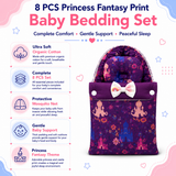 Princess Fantasy 8 Pcs Bedding Set