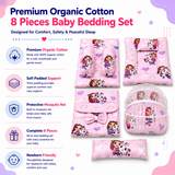 Princess 8 Pcs Bedding Set