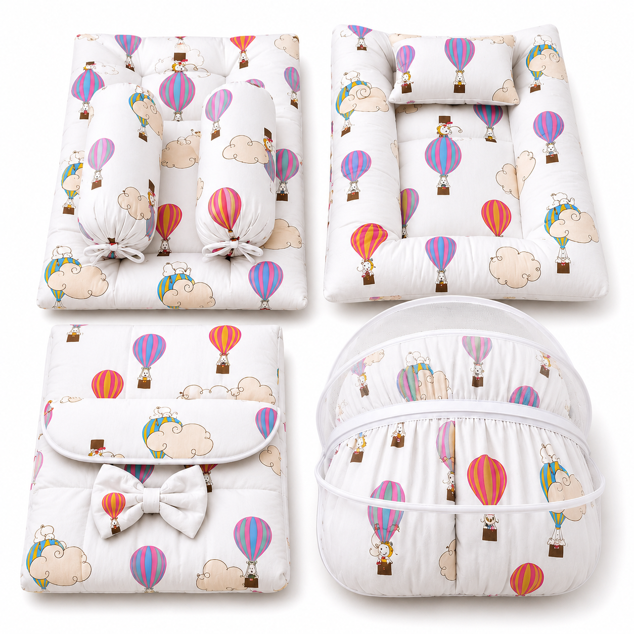 Hot Air Balloon 8 Pcs Bedding Set