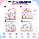 Hot Air Balloon 8 Pcs Bedding Set
