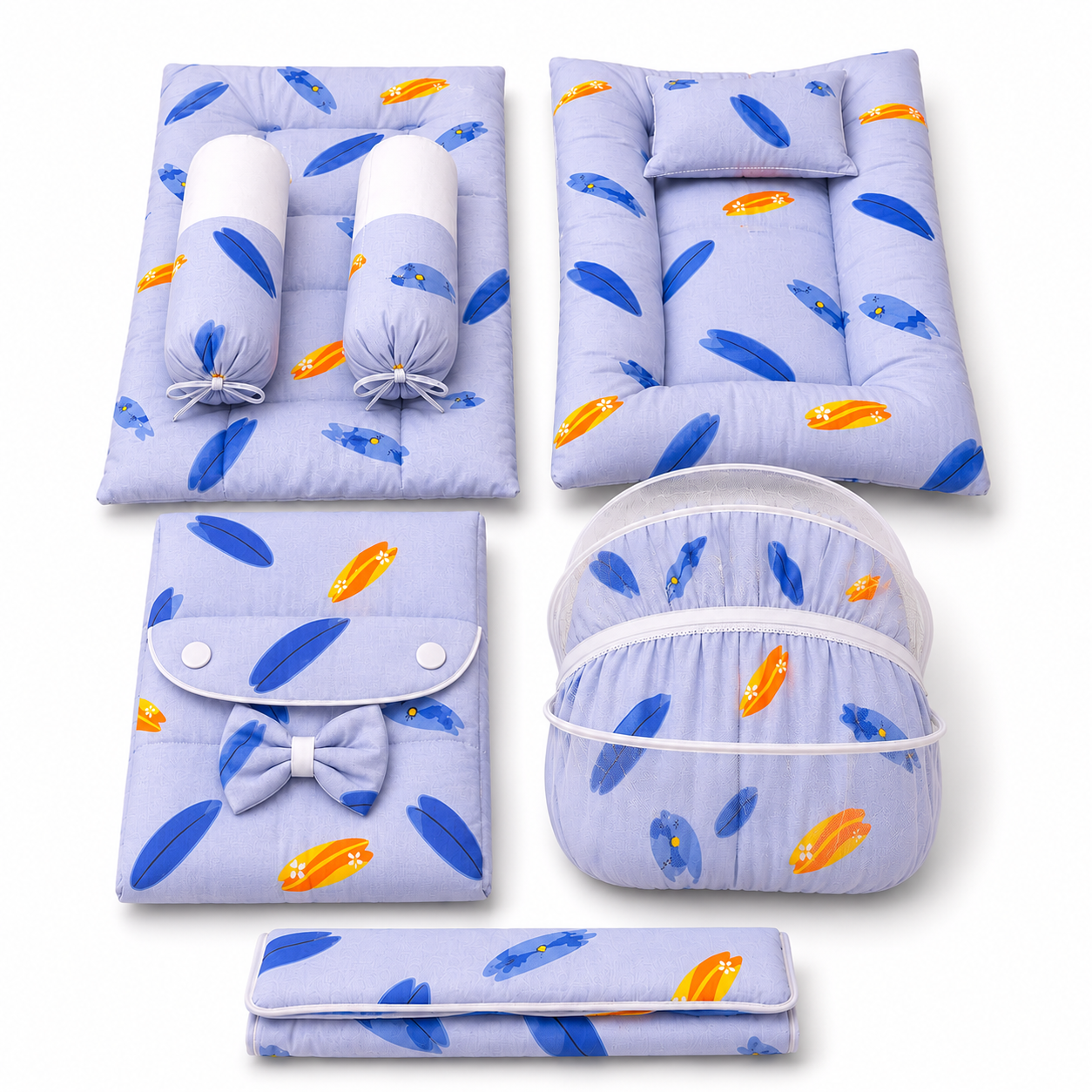 Surfboard 8 Pcs Bedding Set