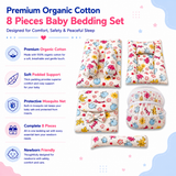 Garden 8 Pcs  Bedding Set