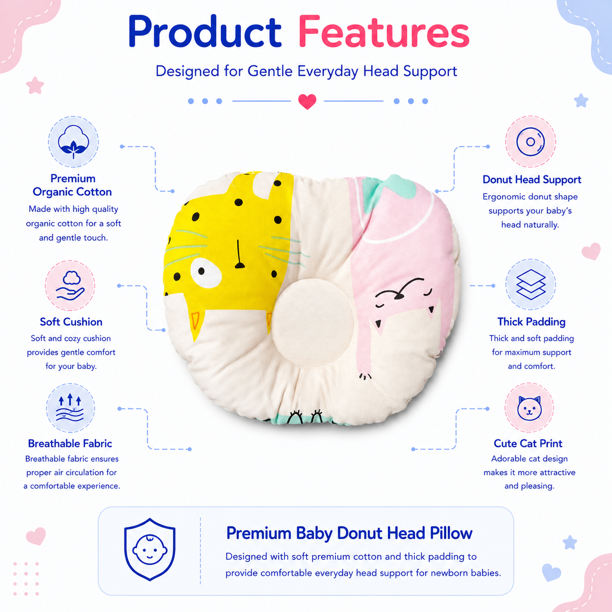 Kitty Duo Pillow
