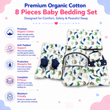 Dino Dream 8 Pcs Bedding Set