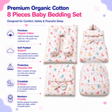 Unicorn Dreams 8 Pcs Bedding Set