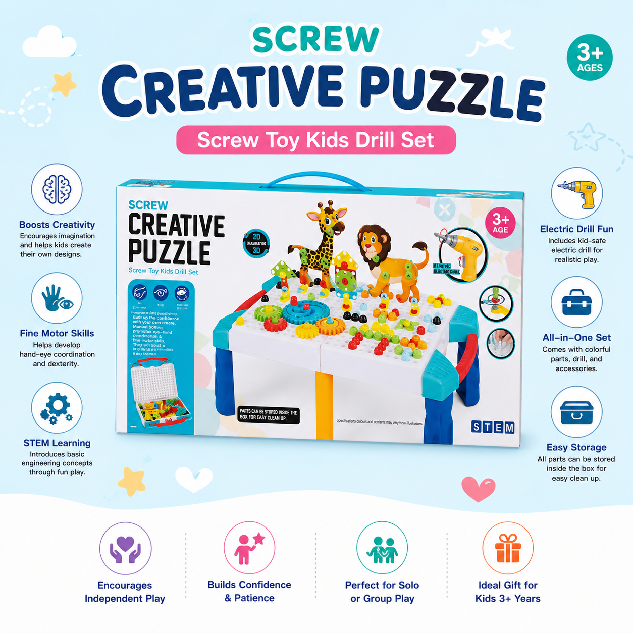 Creative Puzzle Drill Set