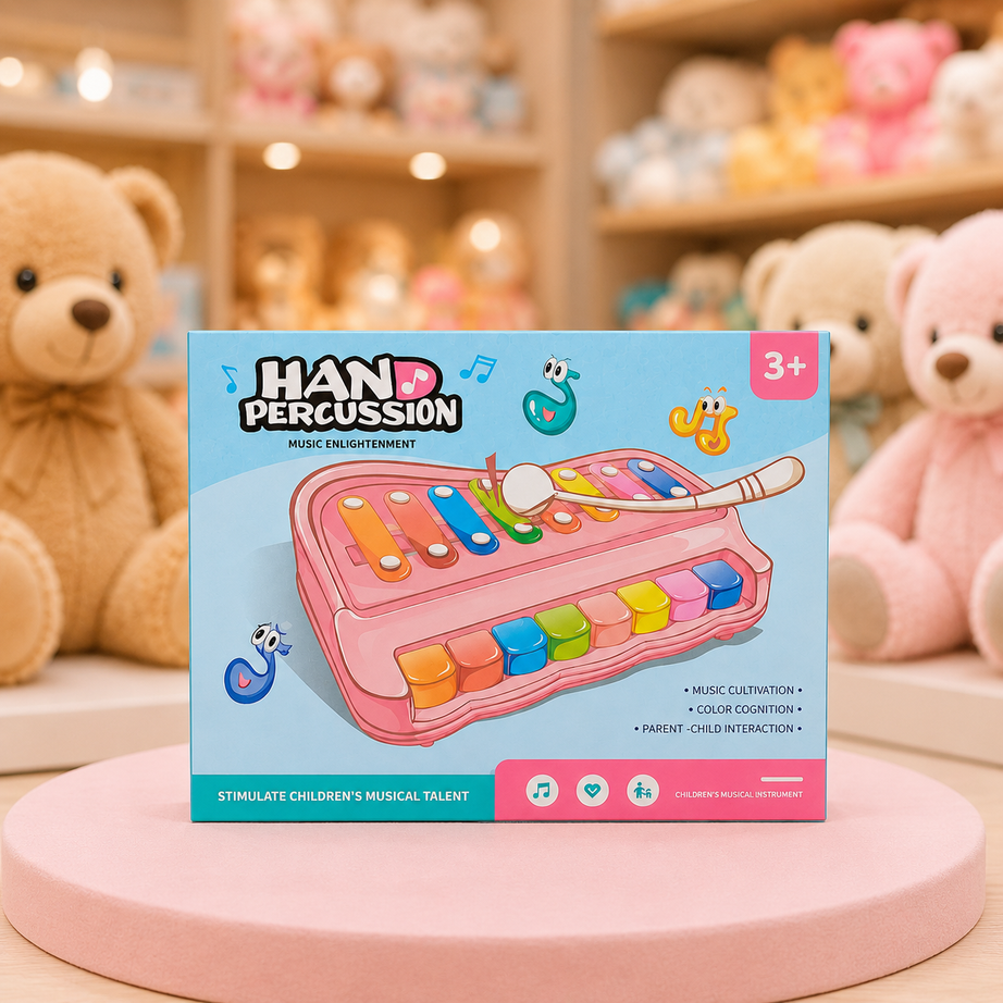 Kids Hand Percussion Musical Keyboard Toy