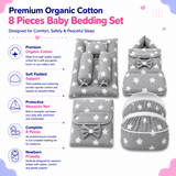 Starry Dreams 8 Pcs Bedding Set