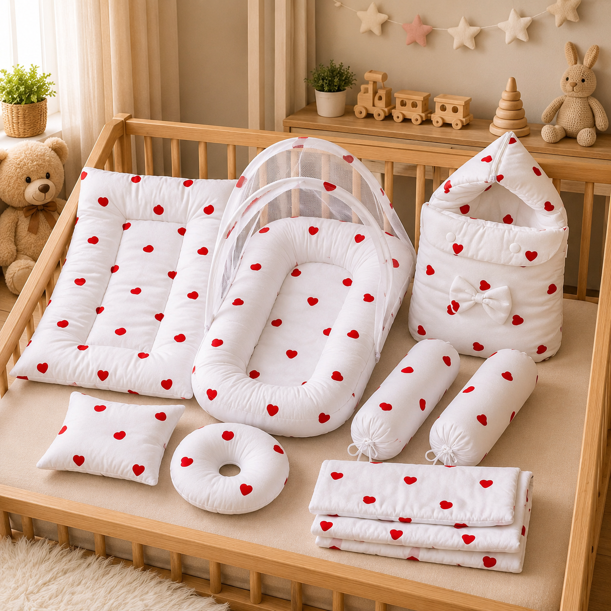 Heart Bedding Set