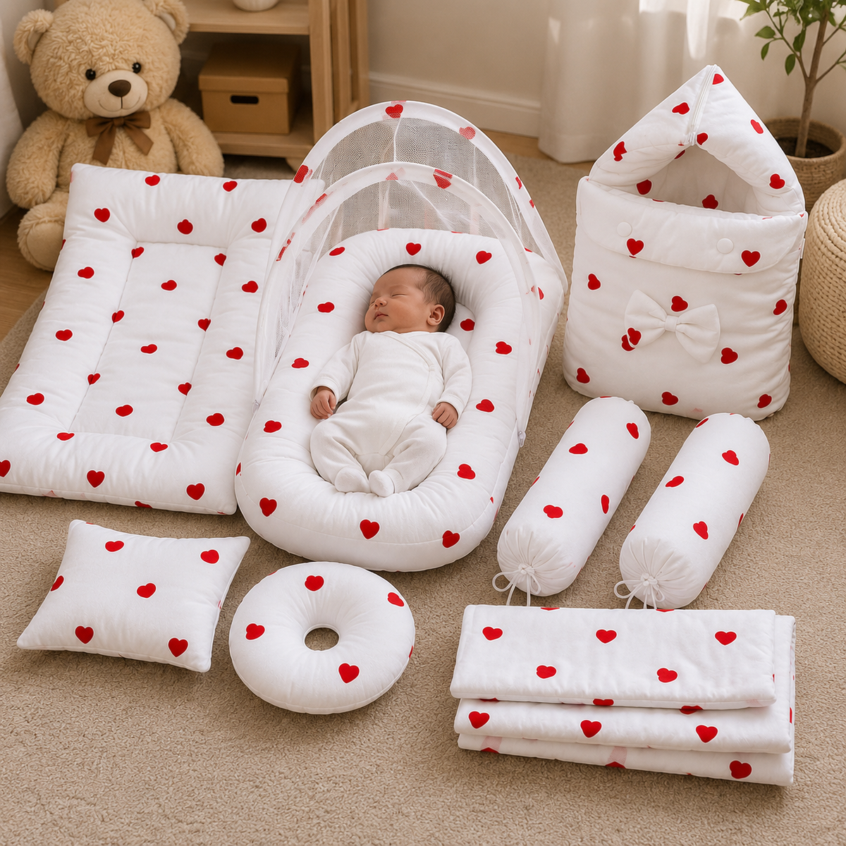 Heart Bedding Set
