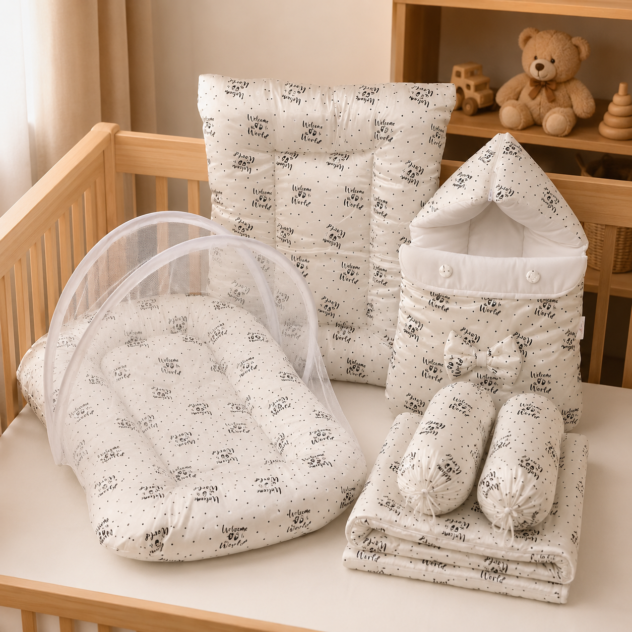 Welcome World Bedding Set