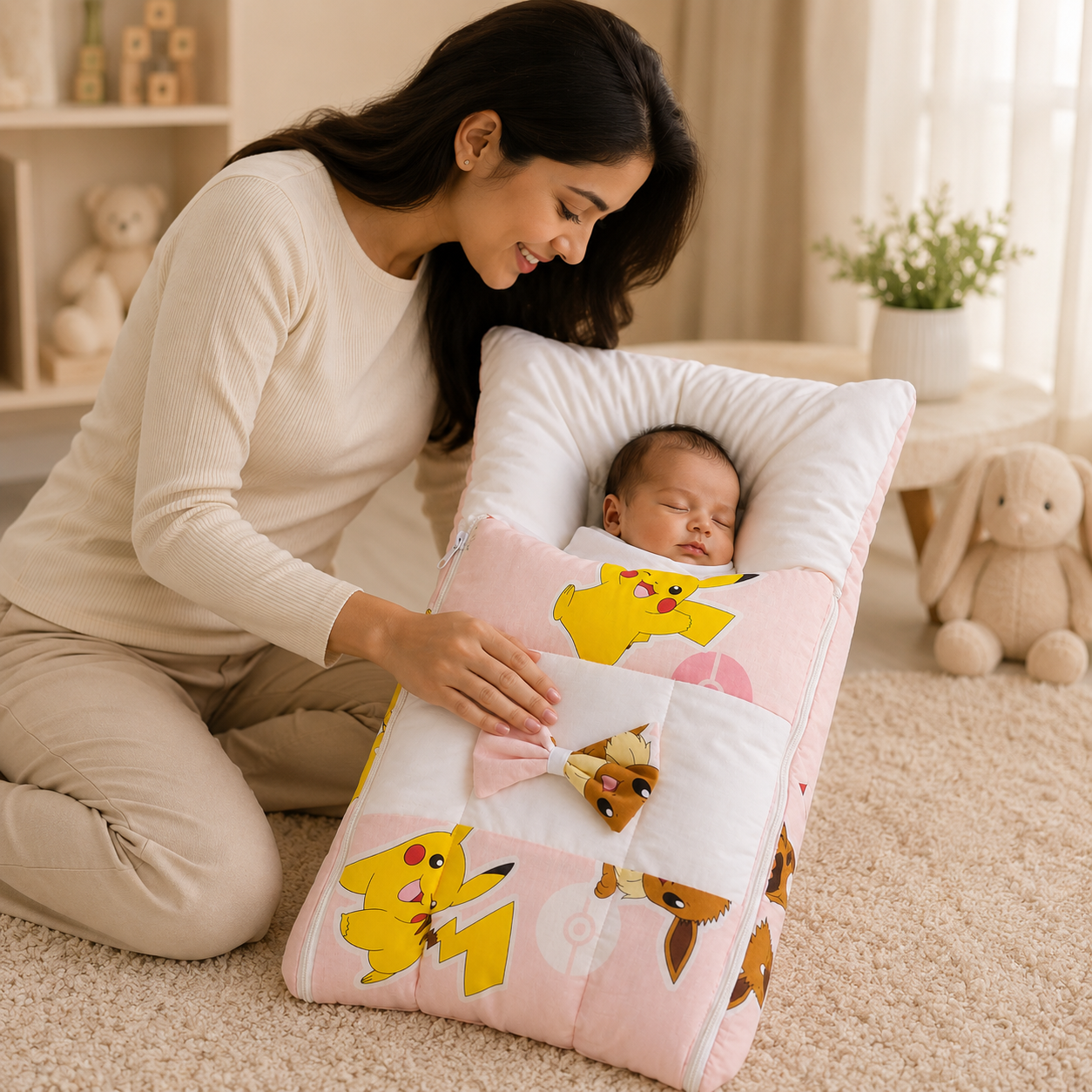 Padded Baby Carry Nest