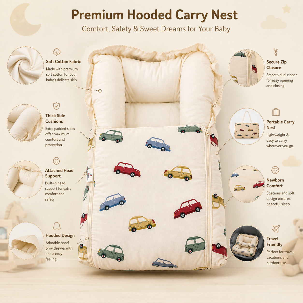 Car Print Carry Nest