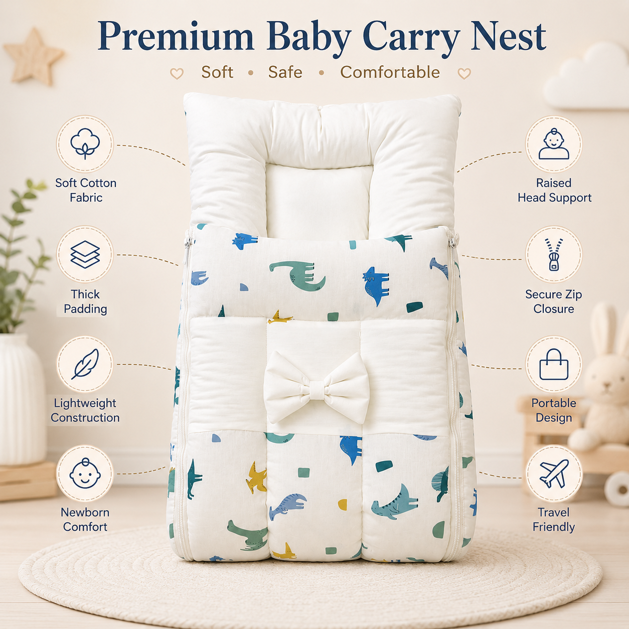 Dino Baby Carry Nest